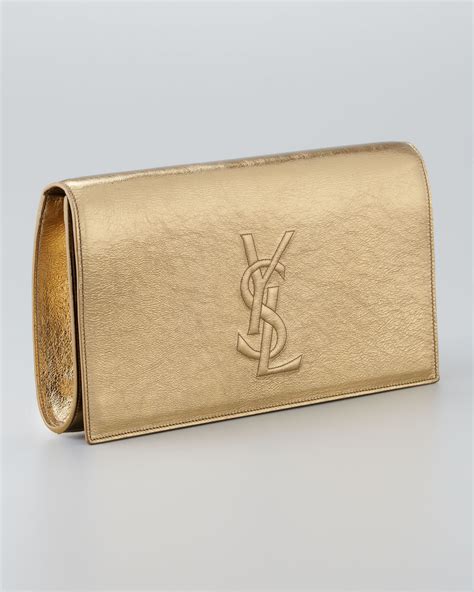 ysl belle du jour clutch nucde|Yves Saint Laurent Belle De Jour Clutch Bag, Large .